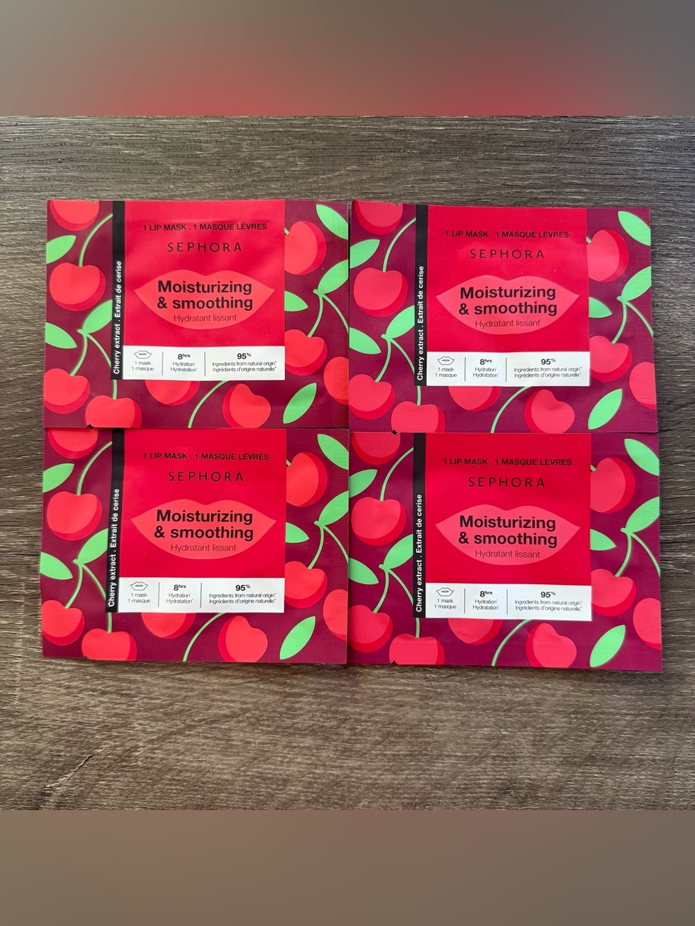 Sephora Moisturizing & Smoothing Lip Mask - 4 Packs